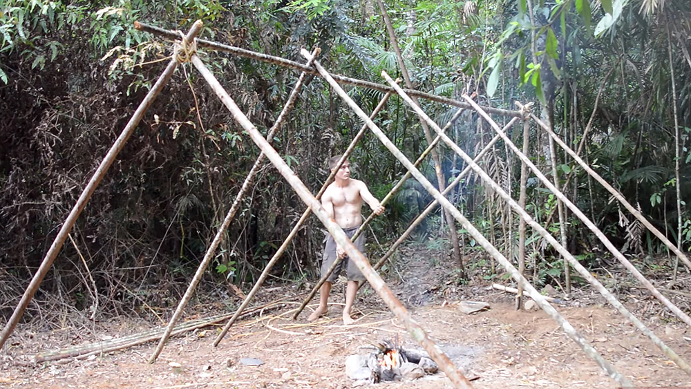 Primitive Technology: Building an A-Frame Shelter | RECOIL OFFGRID