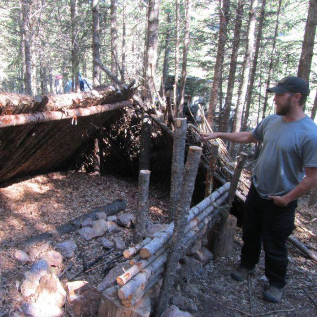 Primitive Shelter Building & Survival Firecraft Course