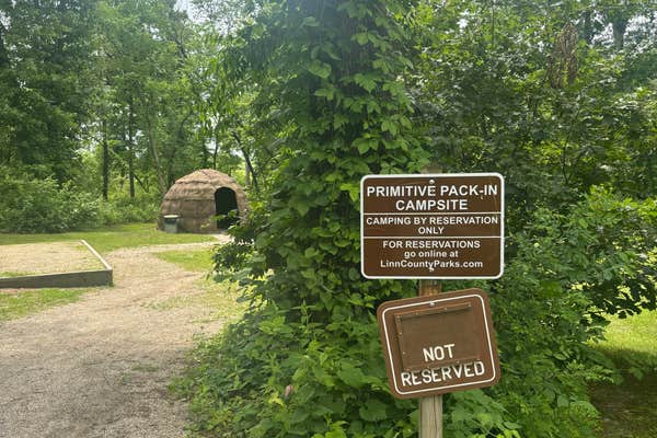 Wickiup Hill Primitive Campsite | Toddville, Iowa