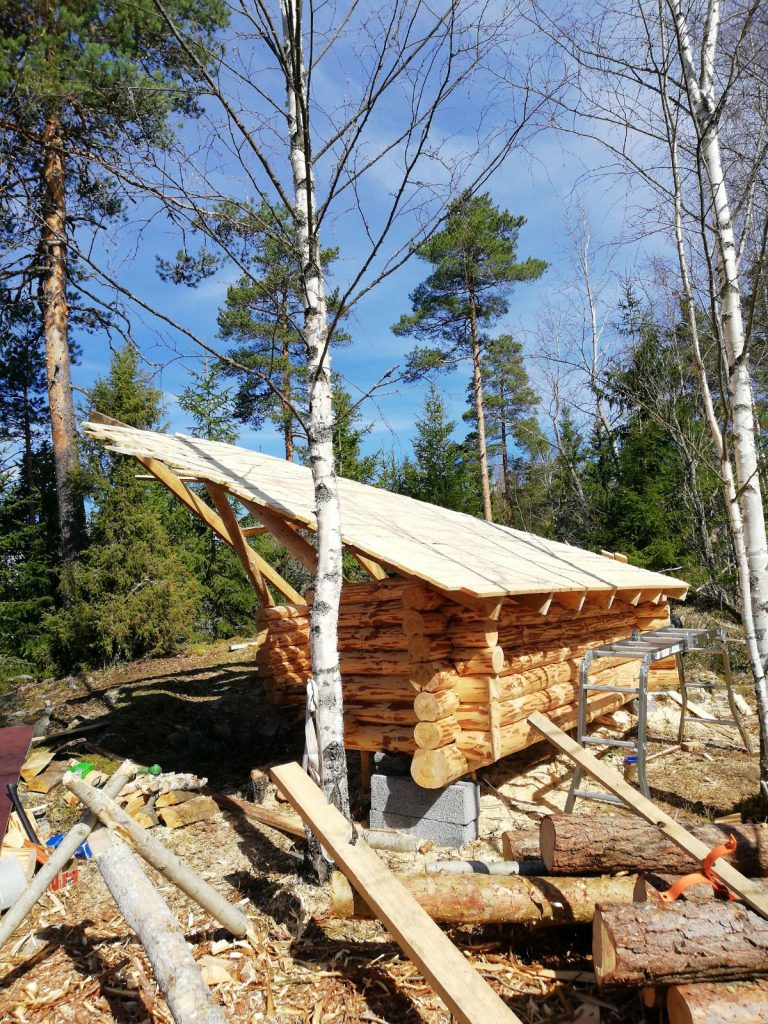 How to build a lean-to shelter in the woods