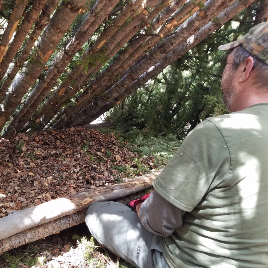 Primitive Shelter Building & Survival Firecraft Course